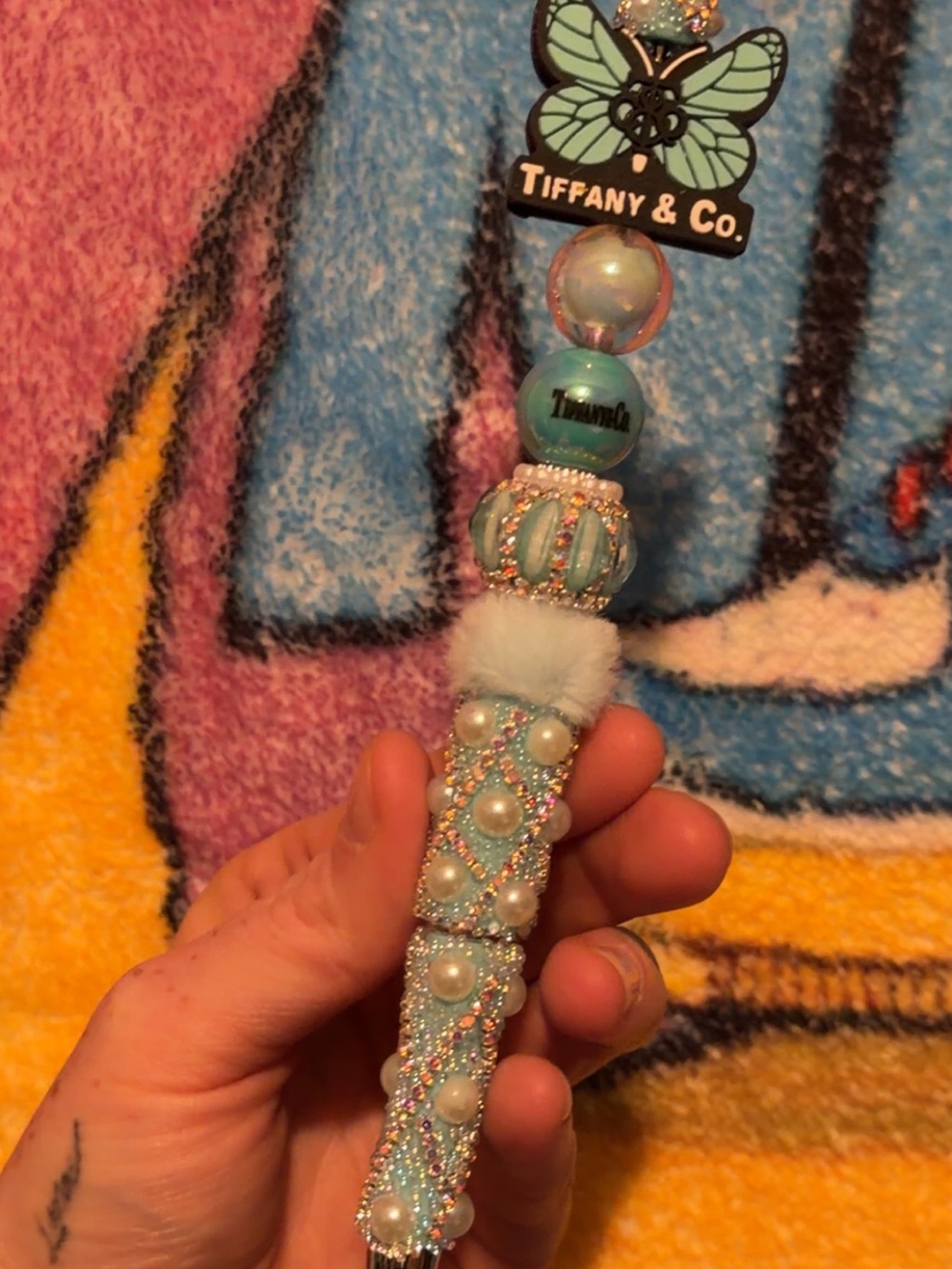 Glamorous Tiffany inspired handmade pen